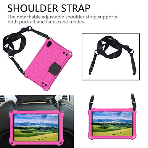 Funda Huawei MediaPad M5 Lite 8 ligera para viajes con correa de hombro ajustable 4