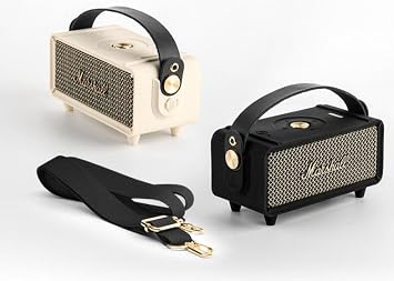 Coyktonty Silicone Cover Case for Marshall Emberton II Portable Bluetooth Speaker, Protective Skin Cover Travel Carrying Pouch Case (Beige)