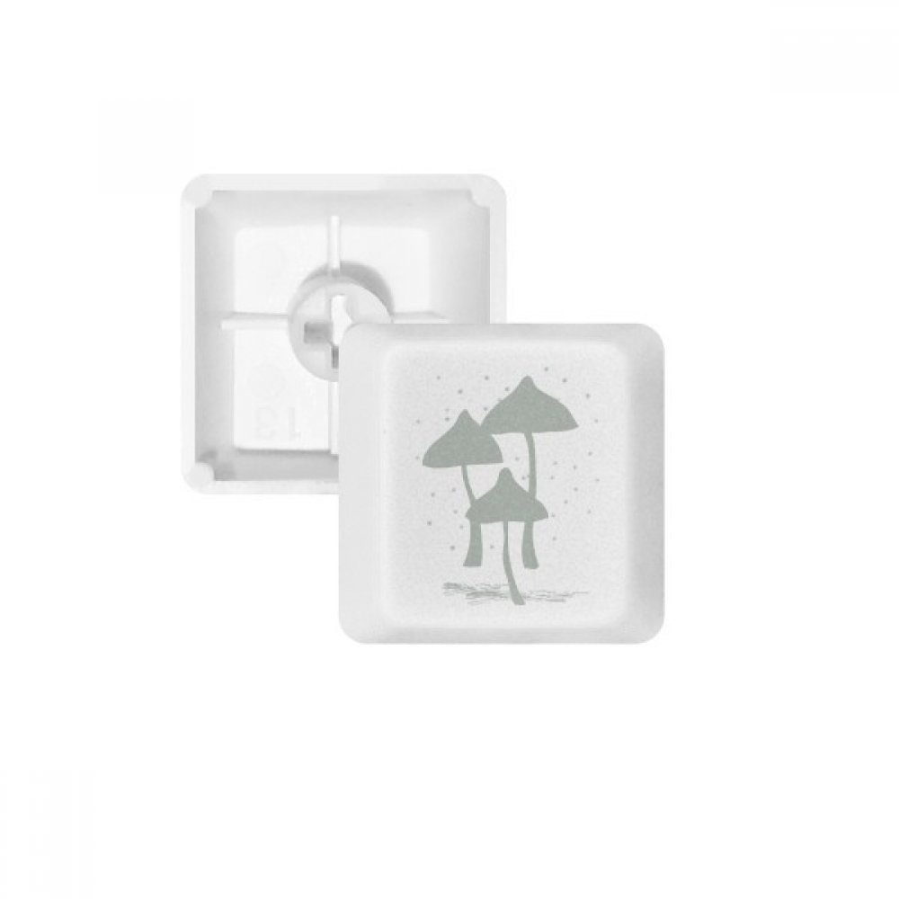 Keycaps PBT Gris Beau Champignon pour Clavier Mécanique OEM R2 - 4
