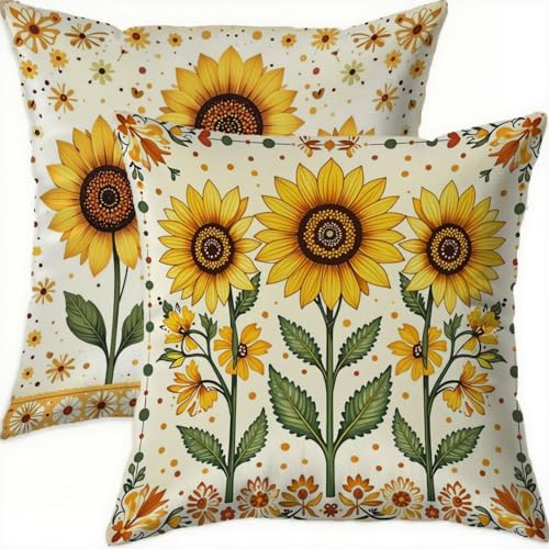 Housse de coussin imperméable contre les taches de canapé 65x65 - 2