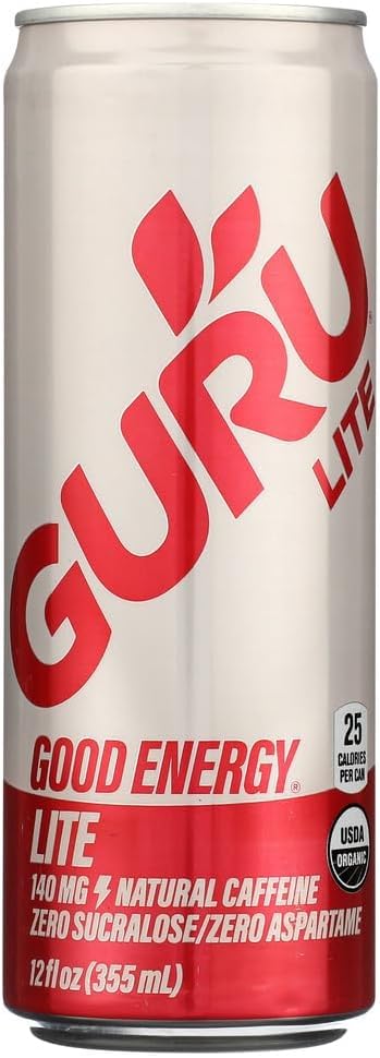 Image of Guru, Lite Energy Drink, 12 Ounce (Pack of 6)