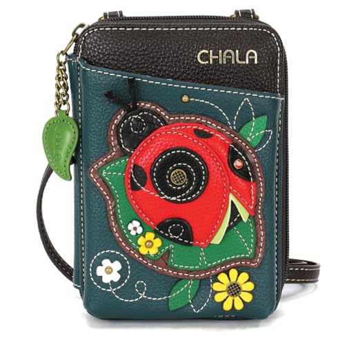 Image of CHALA Wallet Crossbody Cell Phone Purse - Women Faux Leather Multicolor Handbag with Adjustable Strap