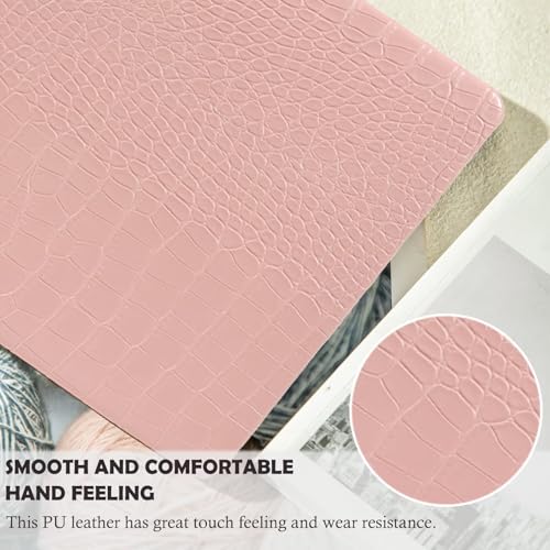 MonsDirect Case for MacBook Air 13 inch 2021 2020 2019 2018 Release M1 A2337 A2179 A1932, Crocodile Print Alligator Skin PU Leather Hard Shell Case & Keyboard Cover for MacBook Air 13 inch, Pink by MonsDirect - Used condition - Image 3