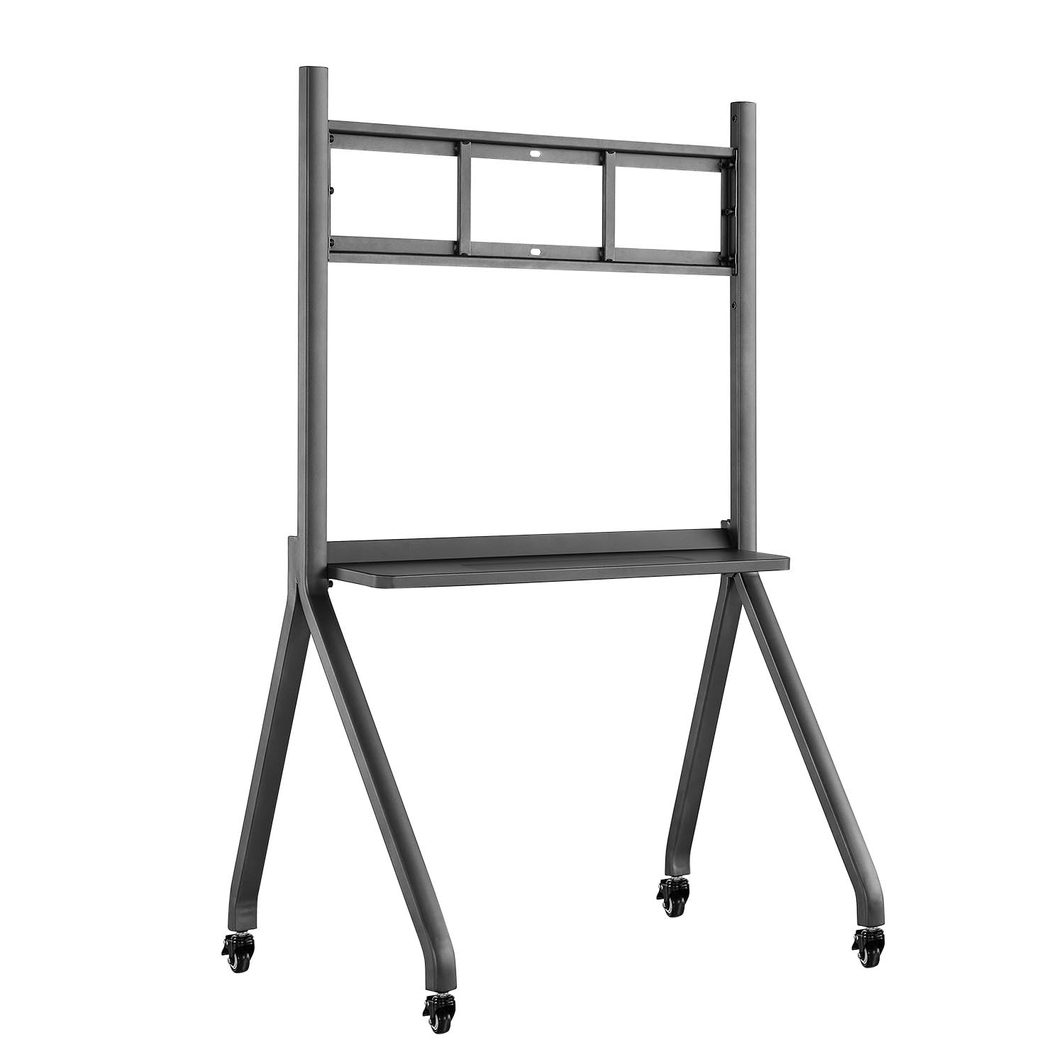 DMInteract DM-5586-MS Heavy Duty Universal Movable Stand With Wheels For Interactive Display, TV And Digital Displays (Compatible With: Any Brand) - (Supported Screen Size: 55 to 86 inches)