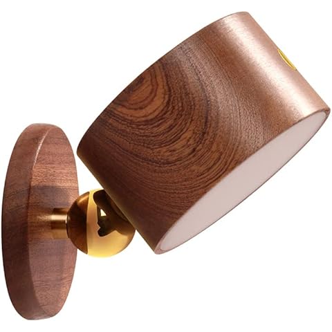 Wireless Wall Sconce Light, Led Wall Lamp with Rechargeable Battery Operated/ USB Charging Port- Wireless Wall Sconce Lights 360° Free Rotation- Wall Light for Bedroom Corridor Stairs Cover