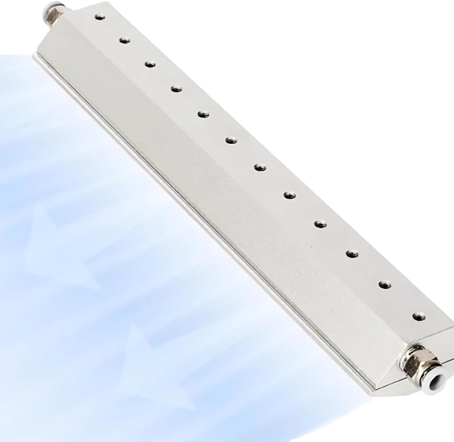 Hkfgshop Industrial Air Knife Blower, Dust Blowing Air Blade, With 1/4" Thread Interface, Aluminum Alloy Material, Water Removal/Dust Removal/Wind Curtain Isolation, For Industrial Production Line
