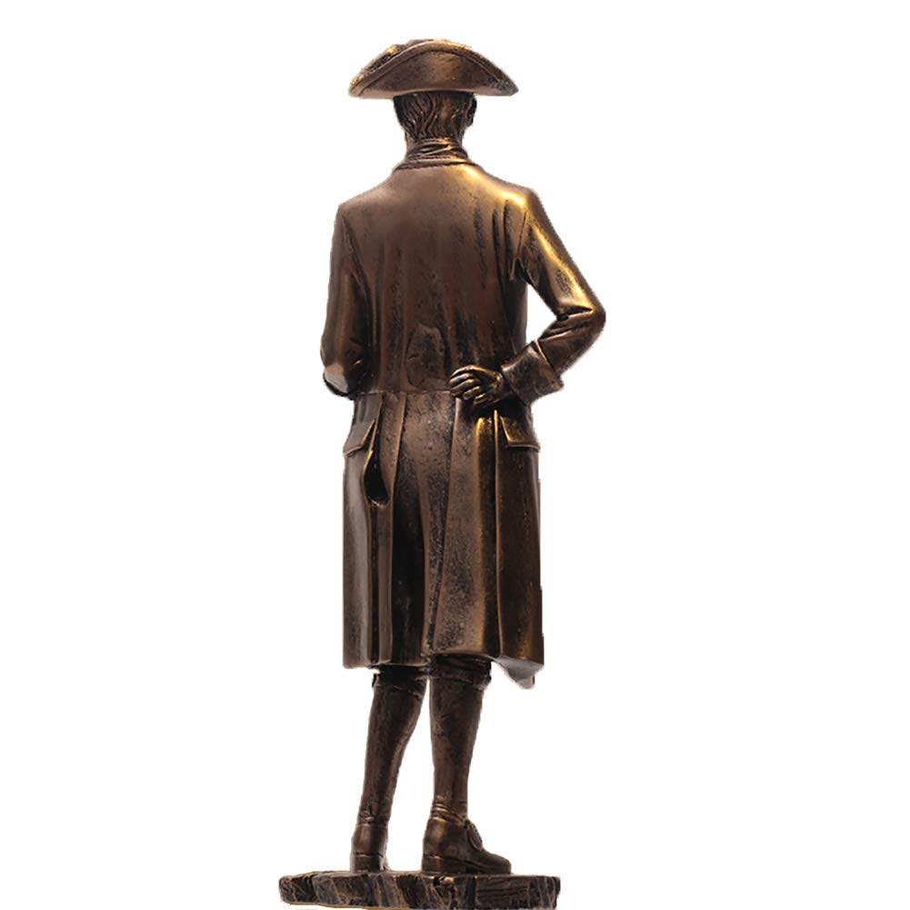 Religijne prezenty dekoracja domu rzeźba ozdoby na biurko, retro żywica kolekcjonerska figurka, vintage rzeźba rycerz, francuski lider Napoleon Bonaparte statuetka A 30 * 14 * 10 cm