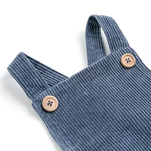 Simplee Kids Romper For Boys Girls Slate Blue Unisex Baby Girl Jumpsuit Cotton Thick Winter Fall Bodysuit #TOP2