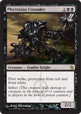 Magic: the Gathering - Phyrexian Crusader - Mirrodin Besieged