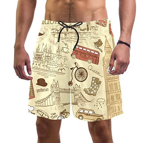 Maillots de bain hommes JDEZ pour les vacances d'été, short de plage idéal pour la piscine