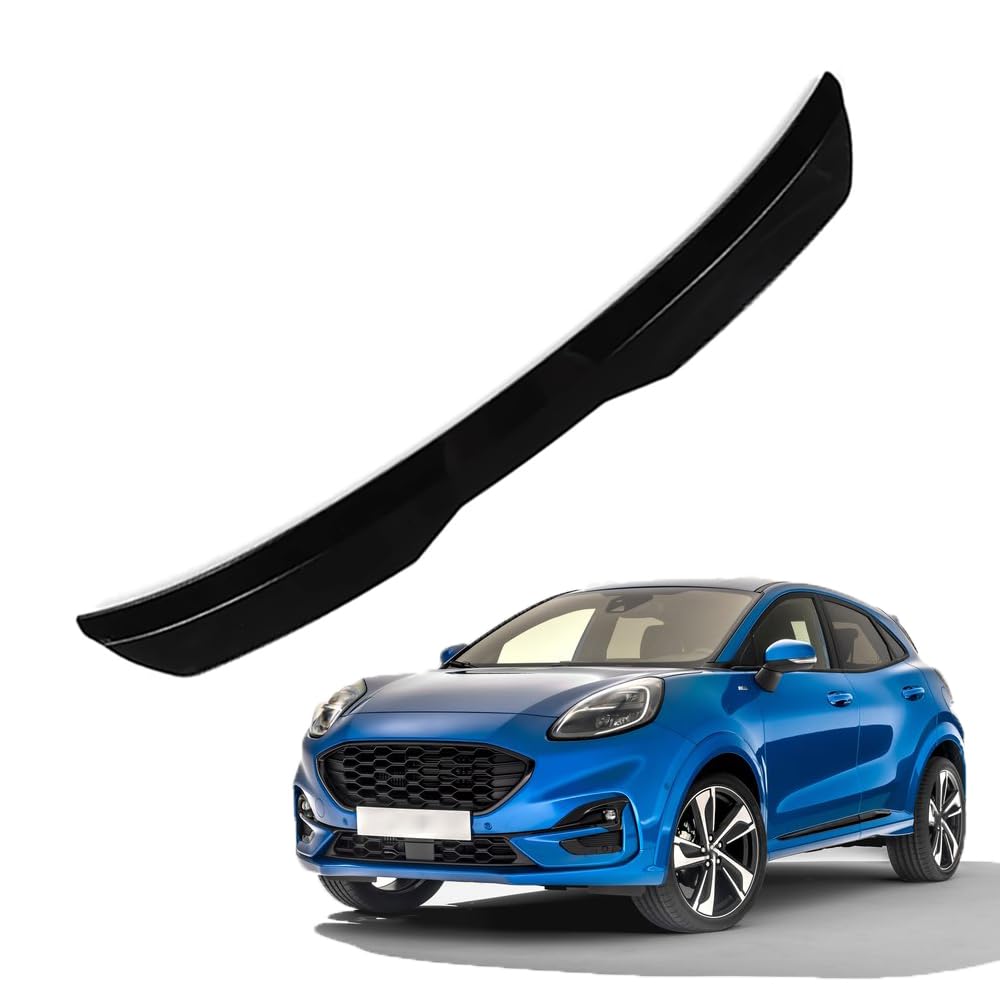 Alerón Trasero,para Fo-rd Puma ST-Line 2019 2020 2021 2022 2023 Hatchback ABS Carrocería Techo Trasero Spoiler Styling Maletero Coche Spoiler Accesorios,A/Black