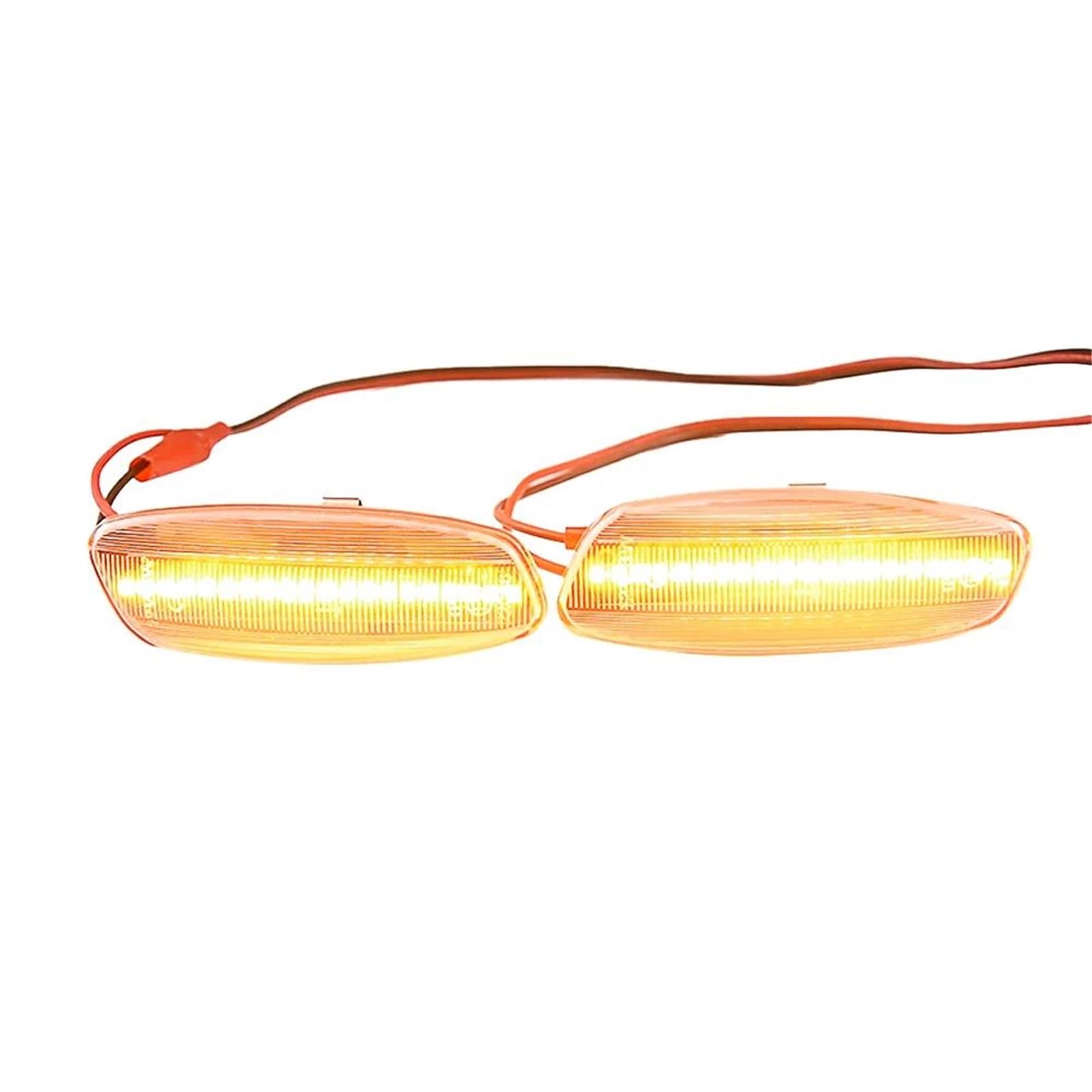 Generico Freccia Laterale Auto Per Citroen C3 C4 C5 DS3 DS4 Luce di posizione laterale a LED dinamica 6325G5, 6325G6(Crystal white)