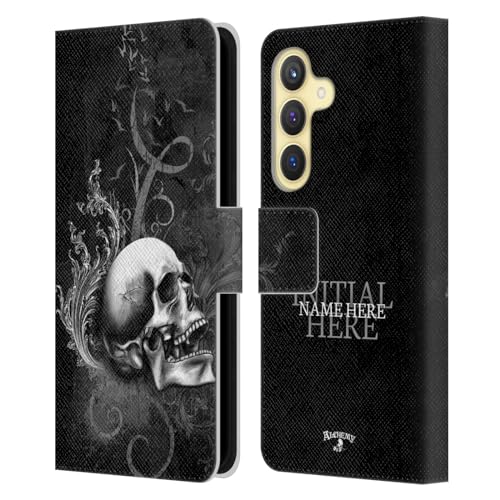 Coque en cuir portefeuille compatible Samsung Galaxy S24 5G Alchemy Gothic