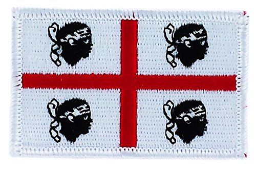 Sardinia Flag Patch Embroidered on Patch Badge Bbason in Sardinia, Italy