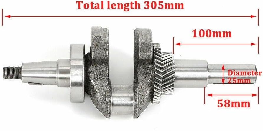 Replacement Part for Engine Block Rebuild Fits for H0nda GX390 13HP Connecting Rod Piston Gear Crankshaft #hamapl#249728