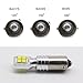 YIJINSHENG 2 PCS BAX9S 40W CREE 8 SMD LED Decrement Indicator light reversing light sideLicense Plate Light Bulb 12V No error car Back up led super white (BAX9S)