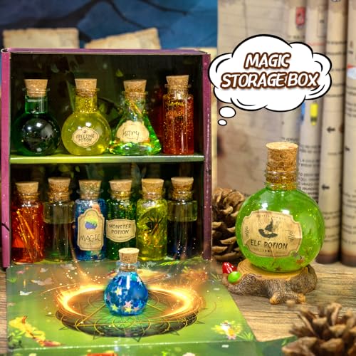 LDomet Science Magic Potions Kit for Kids, 20+ Potion Experiments Making, Fairy Magic Potions Craft Kit for Age 8-12, Creative Educational Birthday Christmas Gift - Image 7