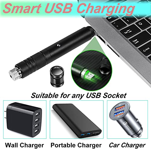 Red Laser Pointer High Power, High Power Laser Pointer Long Range Strong Laser Light Pointer Long Range Usb Rechargeable Laser Pointer Pen For Teaching Hunting Outdoor Astronomy Hunting Lazer Pointer #TOP2