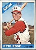 1966 Topps # 30 Pete Rose Cincinnati Reds (Baseball Card) VG/EX Reds