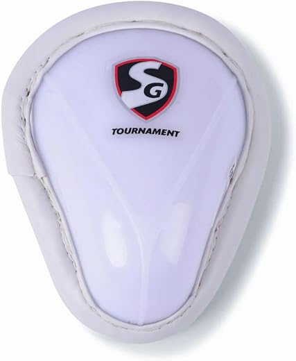 SG Tournament Abdominal Cricket Pad | Material: Plastic | Ultimate Comfort Soft Feel | Superior Shock Absorption