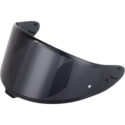 Soman RF-1400 Visor Replacement CWR-F2 Face Shield – Fits RF-1400 X-15 Z8 NXR2 Helmets – Anti-Scratch UV Pinlock Ready Aftermarket (Dark Smoke)
