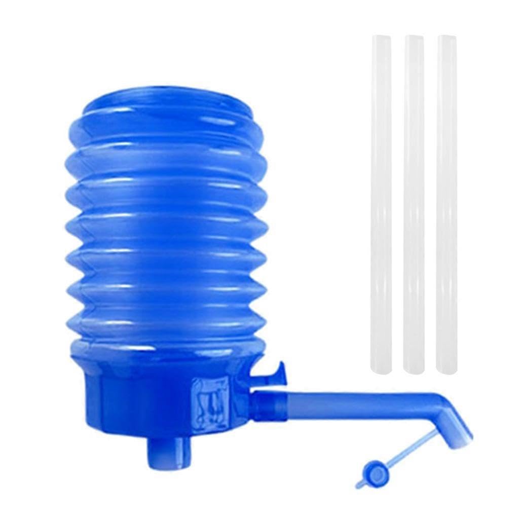 JOYHAPPST 5 Gallon Bottled Drinking Water Hand Press Manual Pump Removable Tube Innovative Vacuum Dispenser