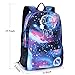 Pawsky Galaxy Backpack for School, Anime Luminous Backpack College Bookbag Anti-Theft Laptop Backpack with USB Charging Port