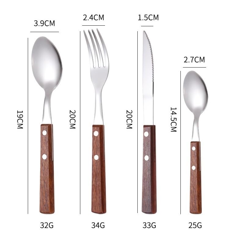 Set Cuchillos Cocina 1 Piezas Acero Inox Base miniatura 2