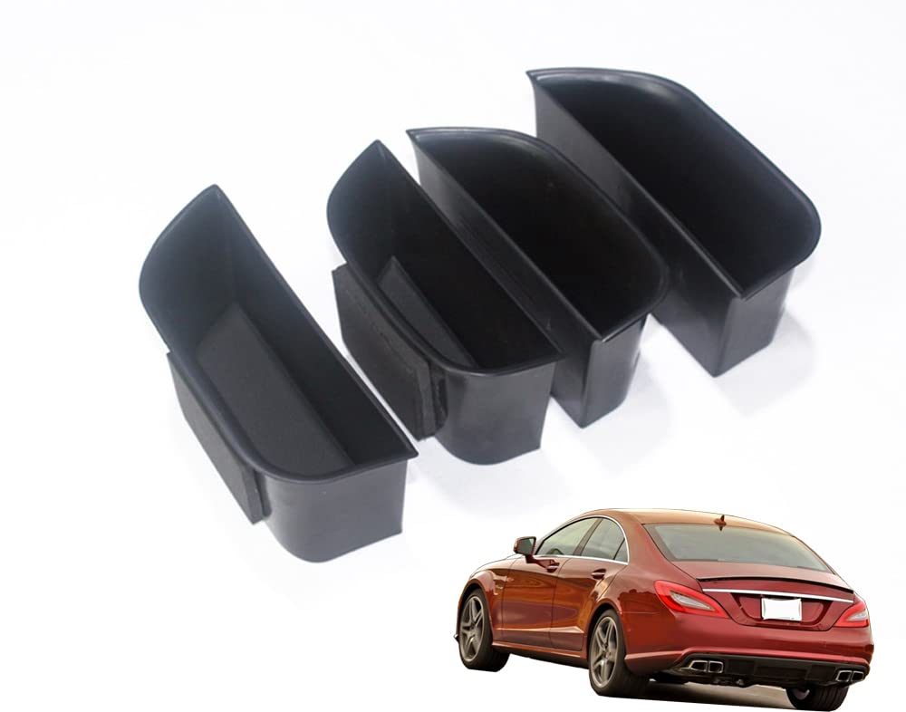 Lyrlody Scatola Portaoggetti Per Portiera Auto, Organizer Interno In ABS, Compatibile Con Jeep JK JKU 2011-2018, 2 Pezzi, Antiscivolo