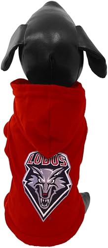 NCAA Nuevo México Lobos Algodón Lycra Sudadera con Capucha Perro Camisa
