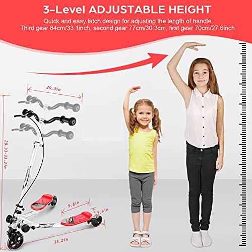 Hopekings Monopattino 3 Ruote Monopattino