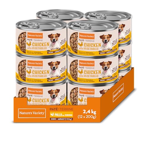 Nature's Variety - Paté para Perros Adultos Mini con Pollo 12 x 200g