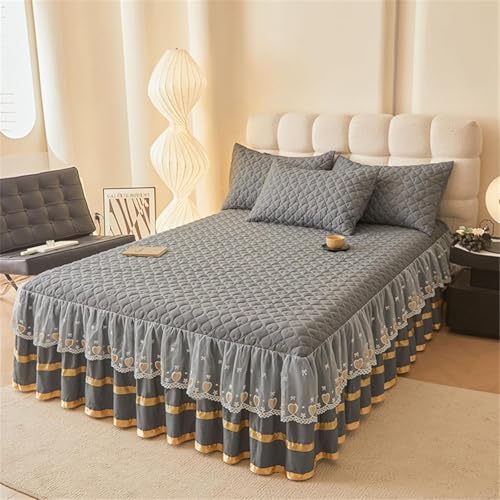Drap-housse matelassé 120x200 microfibre douce lit une place et demie