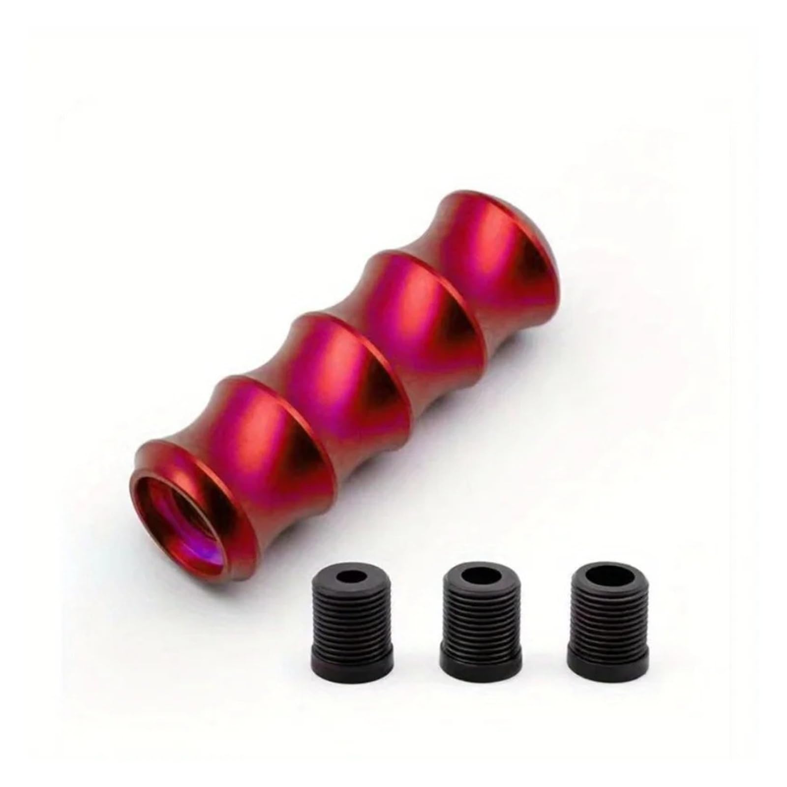 Jxewmtmc Red Gear Knob Head Universal Car Stick Shifter Knobs Aluminum Alloy Gear Stick Shift Cover(Red)