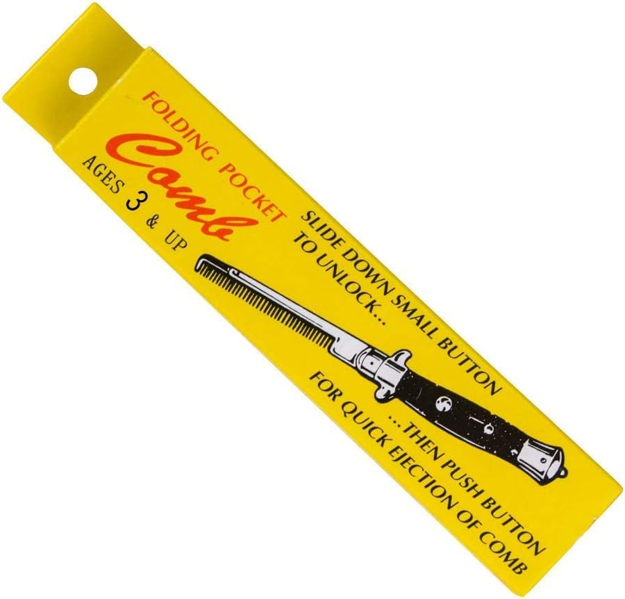 Toy Store - Push Button Pocket Comb Fake Switch Blade Folding Knife - BUY 2 GET 1 FREE!! - New Arrival