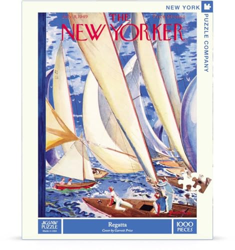 New York Puzzle Company - New Yorker Regatta - 1000 Piece Jigsaw Puzzle