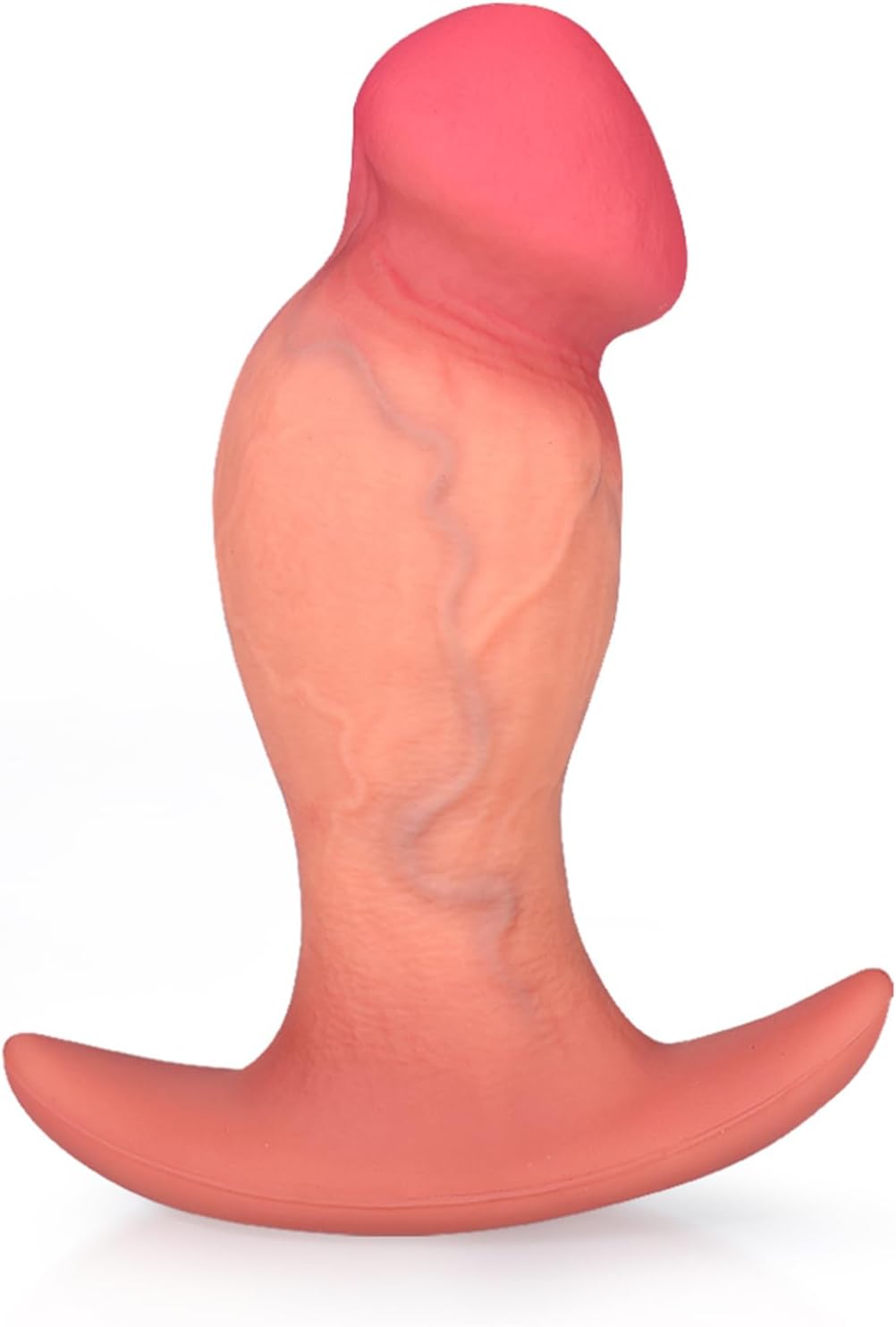 TaRiss's Silicone Realistic Dildo Anal Plug with Anchor Shape Base Design Soft Anal Dildo Butt Plug for Outdoor Anal Play Flexible Sex Toy for Men Women Couple L 6.10 Inch