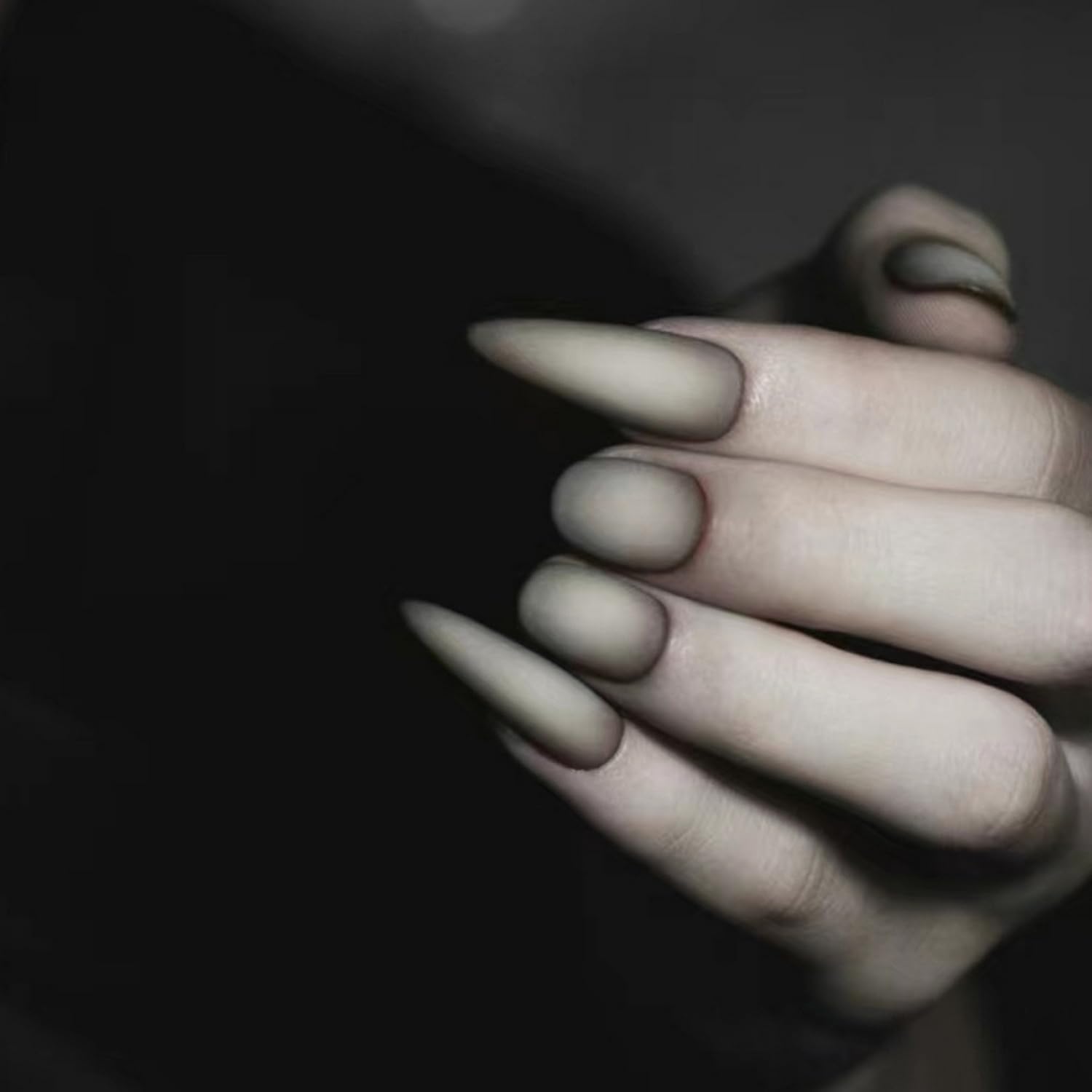 Halloween Press on Nails Long Short Nails Matte with Designs Full Cover Acrylic Nails Stick on Nails Horror Nails for Women Girls Cosplay Manicure