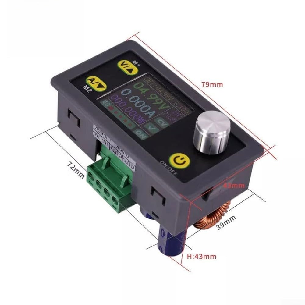 Fuente de alimentación compacta de laboratorio de 6 – 55 V, entrada para cv