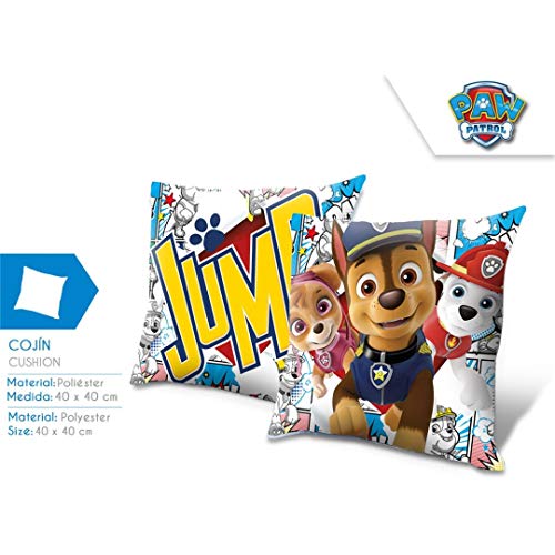 TwentyFeet - Juego de 2 cojines de la Patrulla Canina (40 x 40 cm)