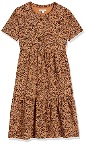 Amazon Essentials Women's Short-Sleeve Crewneck Tiered Dress - Image 7