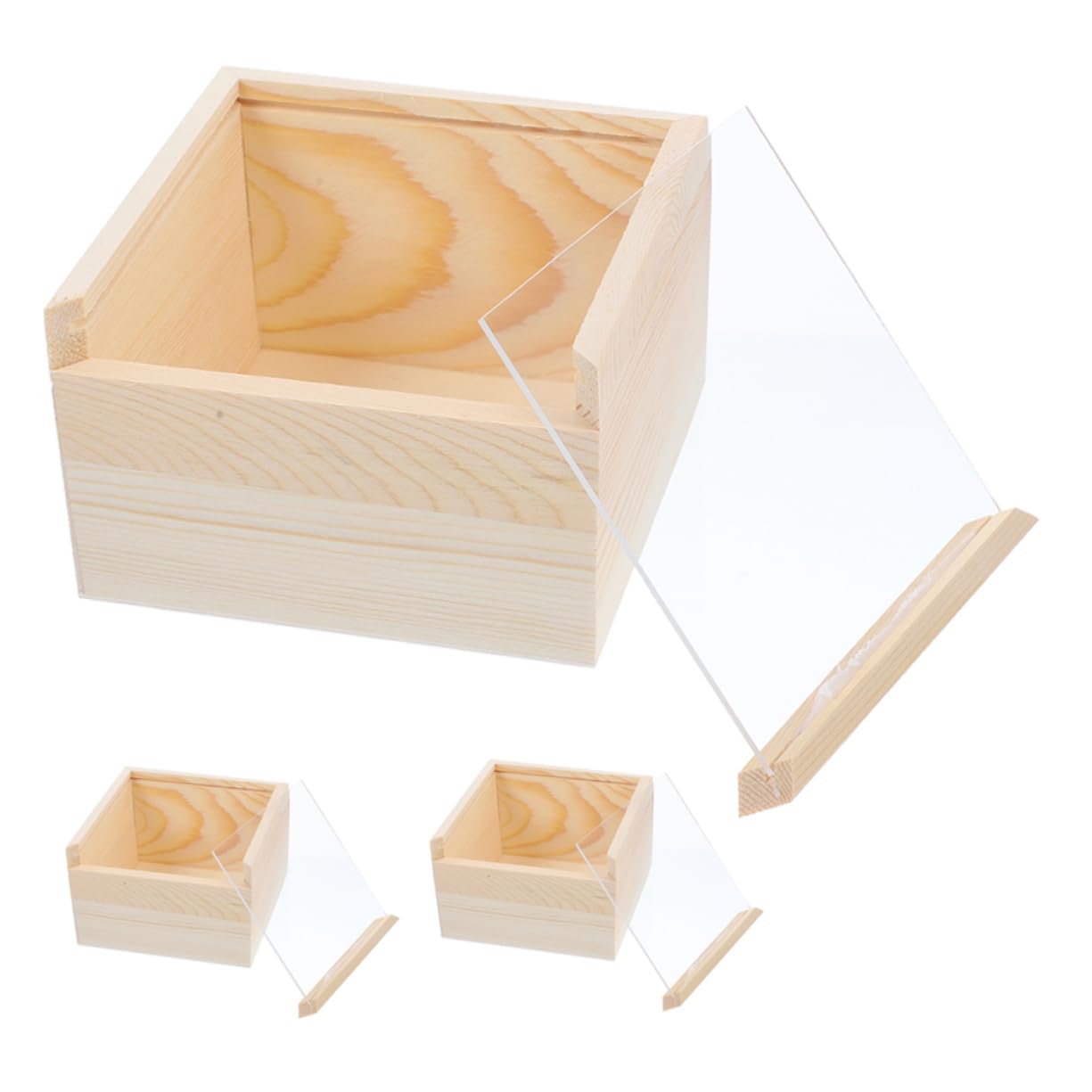 Boîte de rangement bijoux bois contre la poussière et le désordre