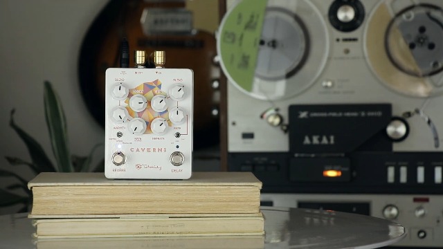 Amazon.com: Keeley Caverns V2 Reverb and Delay Pedal, White (KCav2