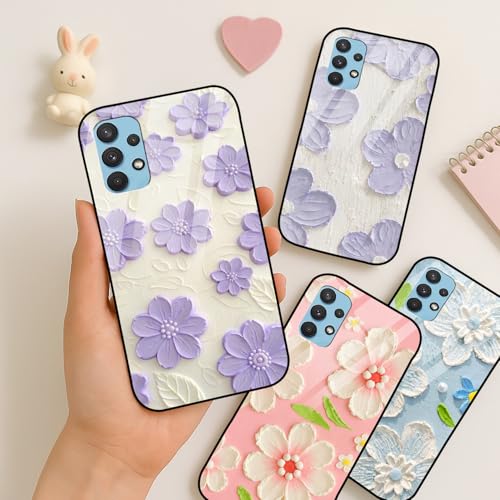 Image of COLORflow Back Cover Compatible with Samsung A23 4G / A23 5G | Whisper of Petals Customized | Shockproof TPU Bumper with Camera Protection Back Cover Compatible with Samsung Galaxy A23 4G / A23 5G