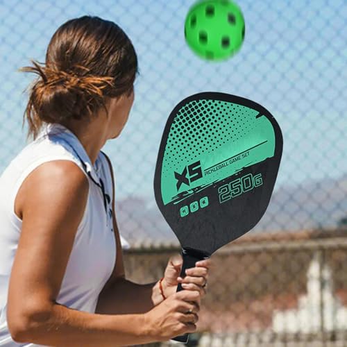 Ensemble de Raquettes Pickle Ball Kit Complet avec 4 Boules de Cornichon