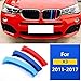 M-farbige Kühlergrill-Einsatzverkleidungen, 3 Farben, Clip-In-Kühlergrill-Zierleisten, Abdeckungen für BMW 3/4/5/6/7 und X3/X5/X6/X7 (diese ASIN nur für X3 11-17 F25 oder X4 14-17 F26 F26 F26 7-B eam)