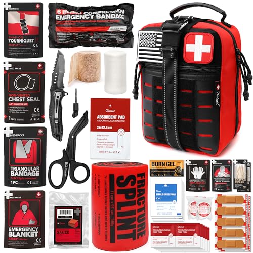 THRIAID 60-Piece Survival First Aid Kit