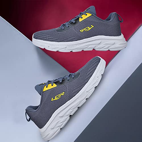 Image of LANCER Mens Spider-2sgry-ylw Sneakers