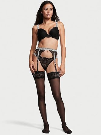 Victoria's Secret Women's Very Sexy Shine Strap Garterbelts Underwear, Panties for Women (XS-XXL)