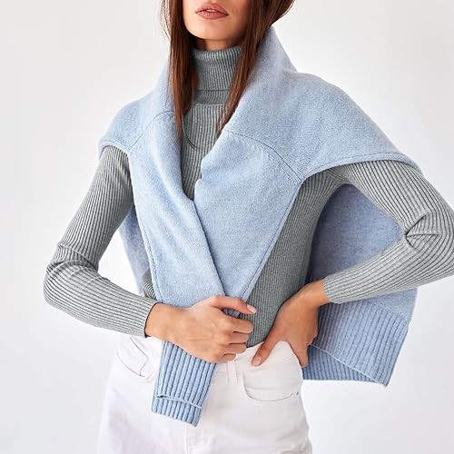 Image of TICIFEN Women Turtleneck Knit Sweaters Basic Casual Long Sleeve Shirts Slim Fit Thermal Underwear Tops Soft Rib Sweater Tee